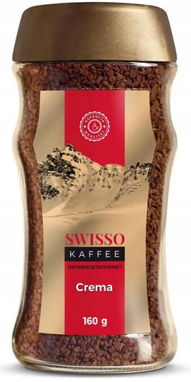 Káva Swisso 160g crema instantná
