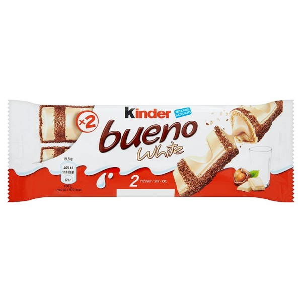 Tyč.Kinder Bueno 39g biela Tyč.Kinder Bueno 39g biela