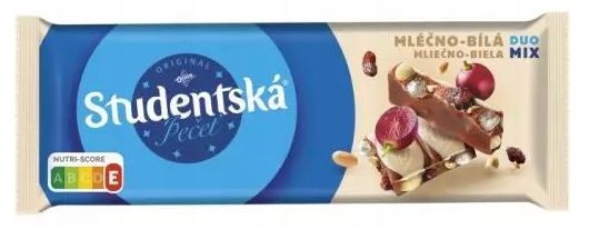 Čokoláda Študentská pečať 90g mliečna biela