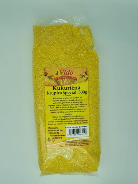 Krupica kukurič.500g Vaubex