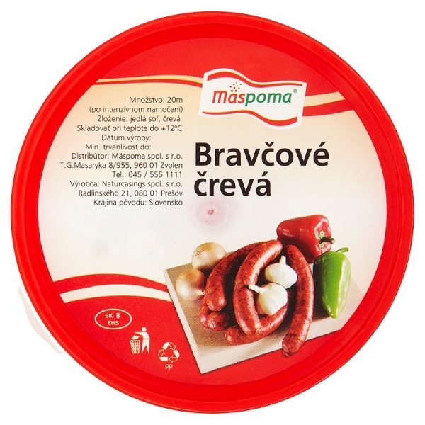 Črevá bravčové 20m kelímok Črevá bravčové 20m kelímok