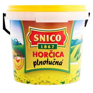 Horčica plnot.1000g Snico Horčica plnot.1000g Snico