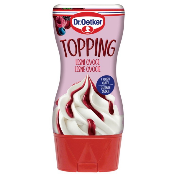 Topping lesné ovocie 200g