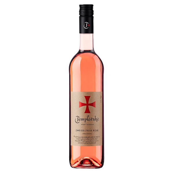 Víno Zweig.Rosé 0,75L Templářske sklepy