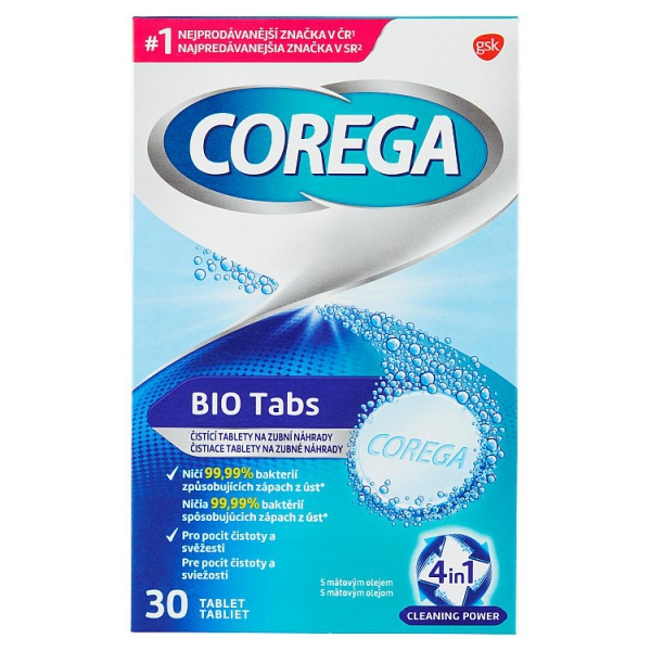 Tabl.zub.náh.Corega 30ks