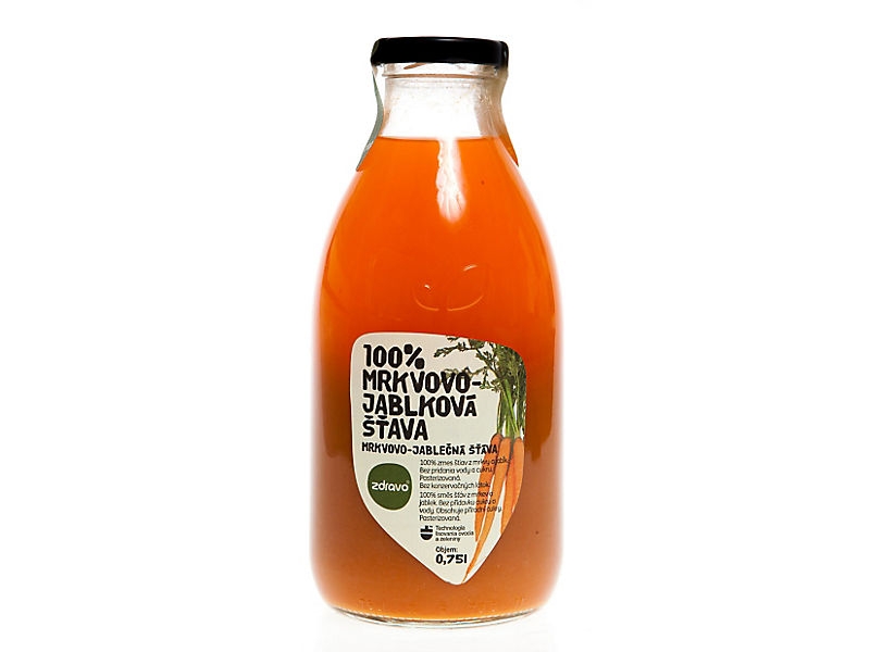 Šťava Zdravo 0,75L mrk.jab