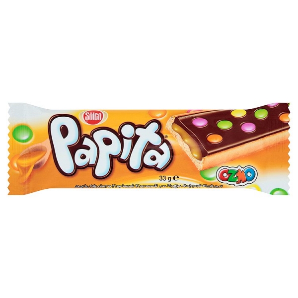 Tyč.Papita 33g karamel §*